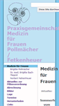 Mobile Screenshot of medizin-fuer-frauen.ch